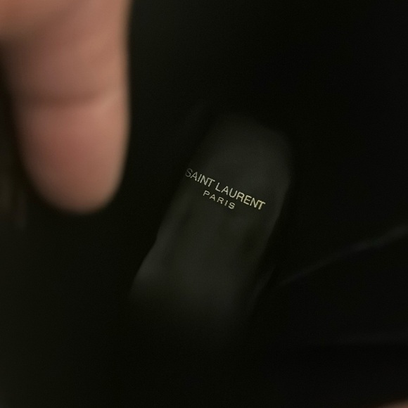 Saint Laurent Pointed-Toe Ankle Boots Size 43.5 - Picture 11 of 12